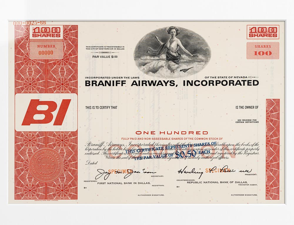 Braniff Airways 1966